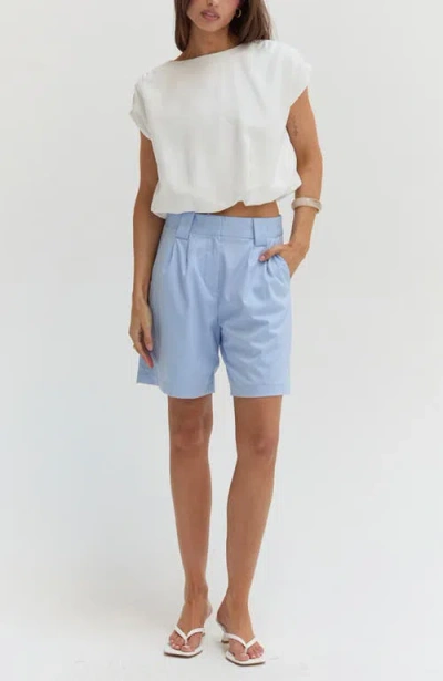 Crescent Tailored Trouser Shorts In Multi