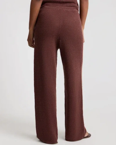Onia Knit Drawstring Pant In Brown In Brown