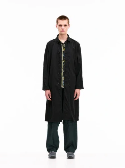 Vowels Packable Coat In Black