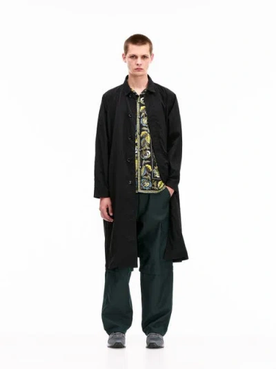 Vowels Packable Coat In Black