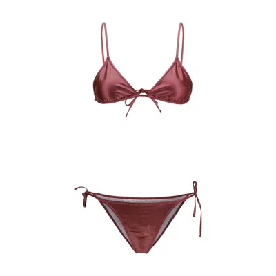 Kristina Ti Bordeaux Polyamide Bikini In Multi