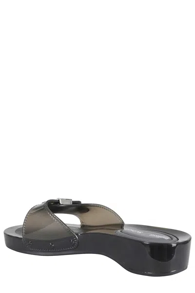 Melissa X Scholl Pescura Platform Slide Sandal In Black