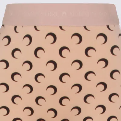 Marine Serre Recycled Moon Jersey Stirrup Leggings In Neutral