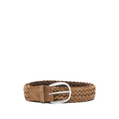 Orciani Plot Belt In Brown