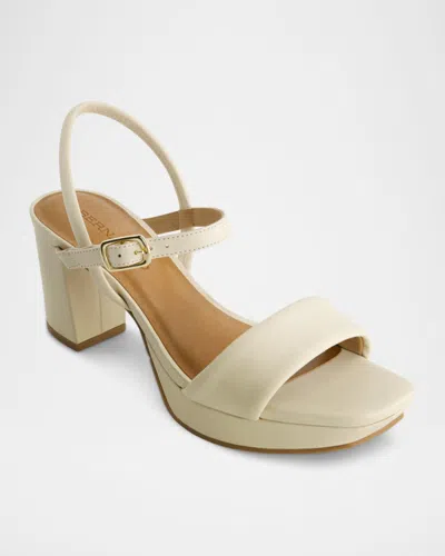 Bernardo Canto Leather Platform Sandals In Multi