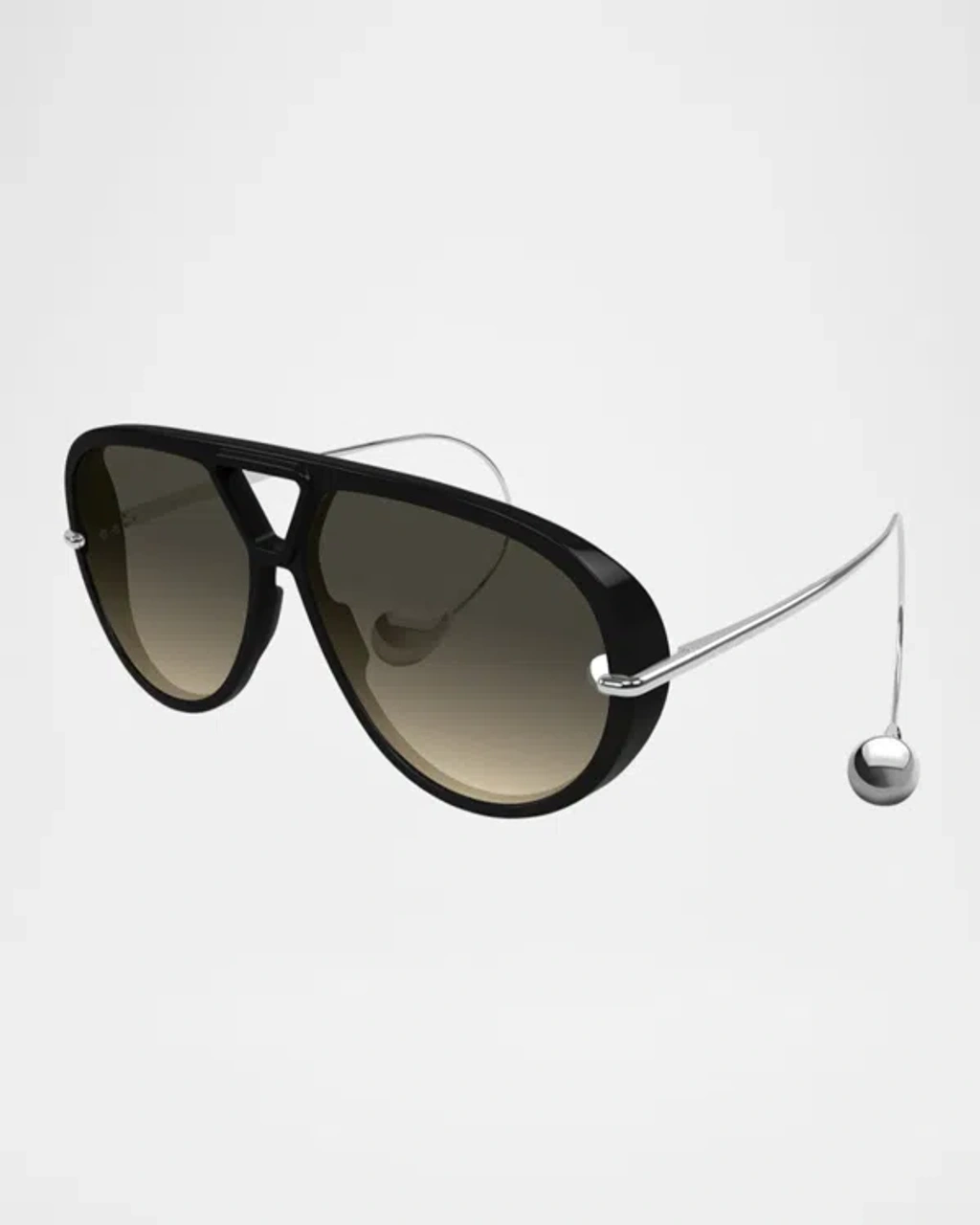 Bottega Veneta Bv1273s Linea Unapologetic 010 Black Silver  display picture 3