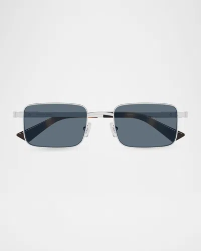 Bottega Veneta Eyewear Classic Rectangular Sunglasses In Pink