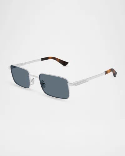 Bottega Veneta Eyewear Classic Rectangular Sunglasses In Pink