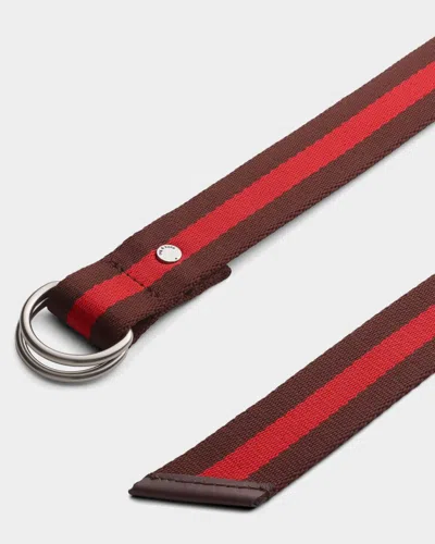 Rag & Bone Gracie Sport Stripe Webbed Belt In Pattern
