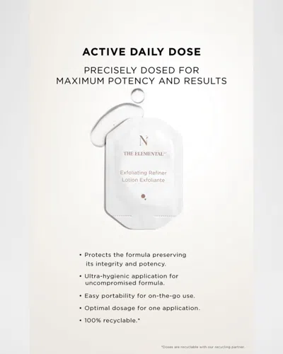 Noble Panacea The Elemental Exfoliating Refiner, 30 Doses In White