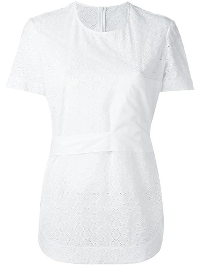 Cedric Charlier Embroidered Panel T-shirt