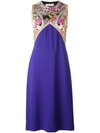 ETRO EMBROIDERED TRIM DRESS,16246954911842082