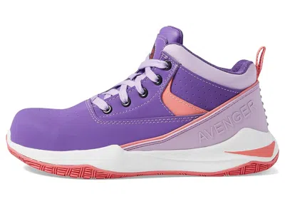 Avenger Work Boots Reaction In Purple