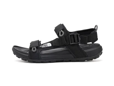 The North Face Explore Adjustable Strap Sandal In Black