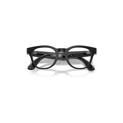 Ray Ban Meta Transparent Black Frame Demo Lens Lenses Ai Glasses | ModeSens