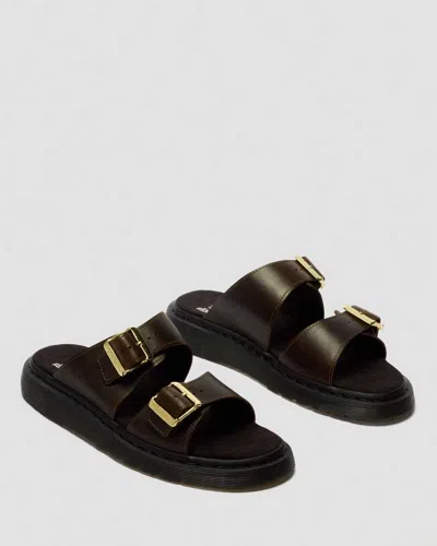 Dr. Martens Josef Two Strap Leather Sandals In Multi
