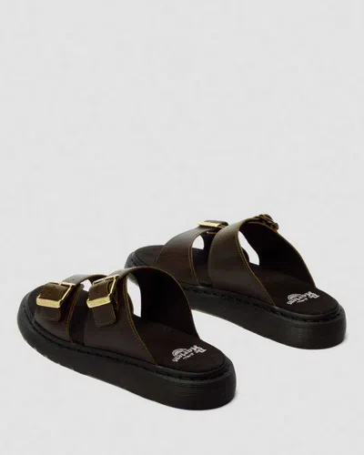 Dr. Martens Josef Two Strap Leather Sandals In Multi