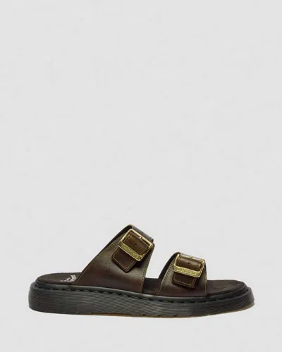 Dr. Martens Josef Two Strap Leather Sandals In Multi