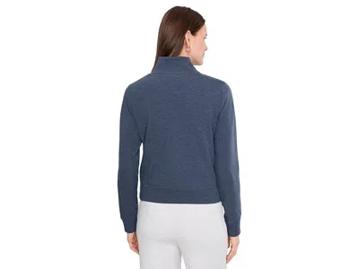 Travismathew Cloud Half Zip Pullover In Blue