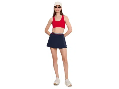 Splits59 Kaia Active Rib Skort Heather Indigo In Blue
