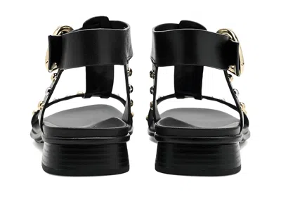 Naturalizer Wide Width Brandy Stud Sandal In Black
