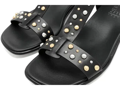 Naturalizer Wide Width Brandy Stud Sandal In Black