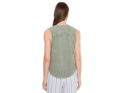 Splendid Ava Gauze Button Tank Top In Multi