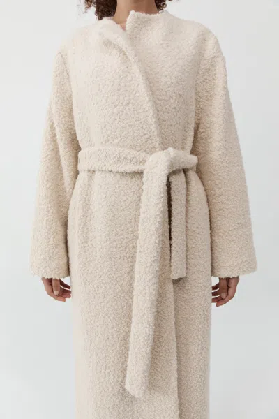 St Agni Teddy Coat In Sand