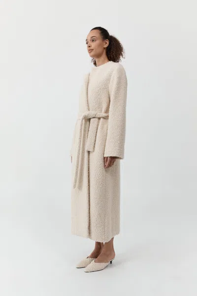 St Agni Teddy Coat In Sand