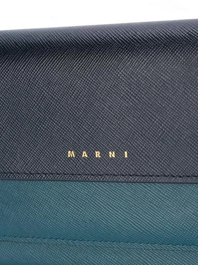 Shop Marni Trunk Wallet Crossbody Bag - Black