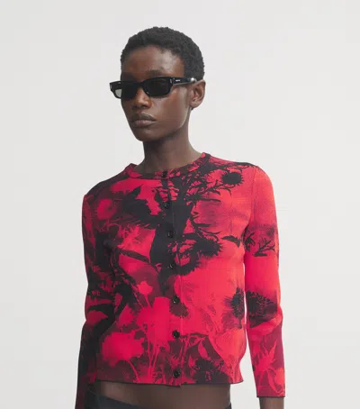 Alexander Mcqueen Mcqueen Rectangular Panthos Sunglasses In Black