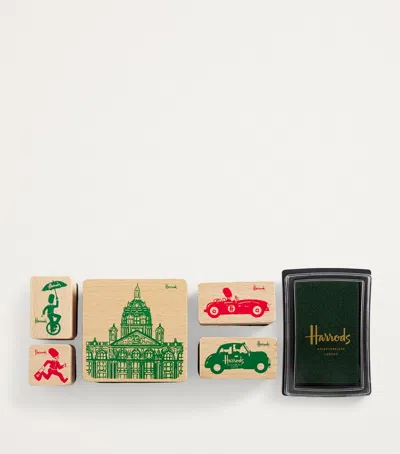Harrods Leather A5 Notebook In Black