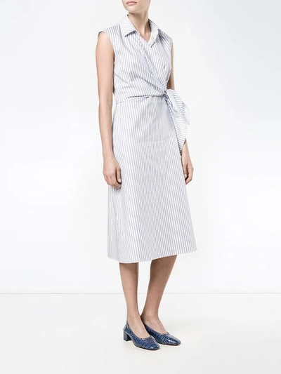 Shop Jw Anderson Sleeveless Stripe Dress