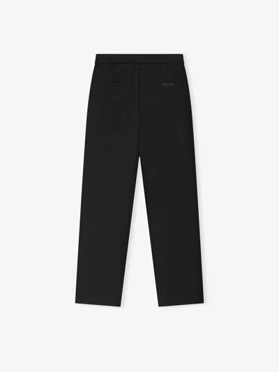 Essentials Drawstring Pleated Trousers In Green