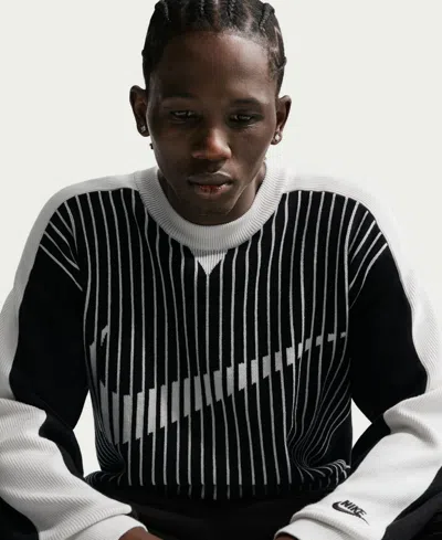Nike Jersey Sweater In Black