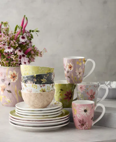 Certified International Wildflowers 16pc Dinnerware Set In Multi