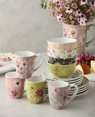 Certified International Wildflowers 16pc Dinnerware Set In Multi