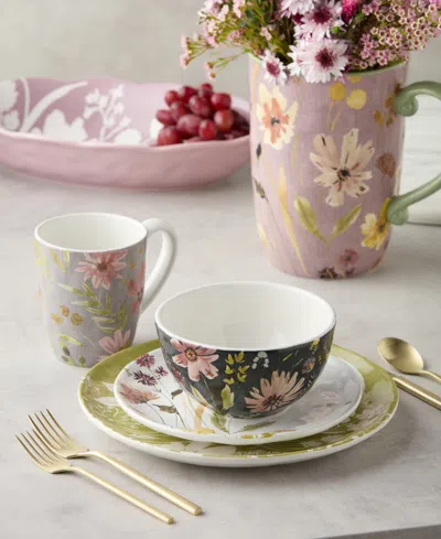 Certified International Wildflowers 16pc Dinnerware Set In Multi