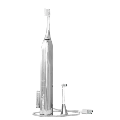 Supersmile Zina45 Sonic Pulse Toothbrush Chrome Silver No Case In Silver