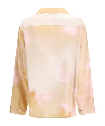 Fabiana Filippi Printed Pyjama-style Shirt In Neutral