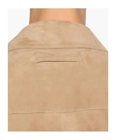 Zegna Long-sleeved Button Jacket In Multi