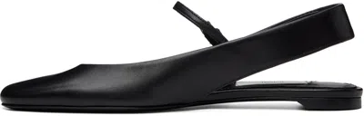 Totême Nappa Leather Slingback Mary Jane Ballerina Flats In Multi