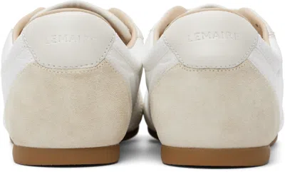 Lemaire Soft Runner Sneakers Low Profile Design In Neutral