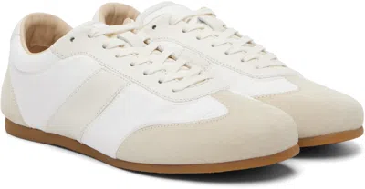 Lemaire Soft Runner Sneakers Low Profile Design In Neutral