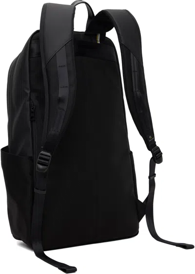 Master-piece Black Slick M Backpack In Black