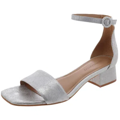 Bernardo Jalena Ankle Strap Sandal In Silver