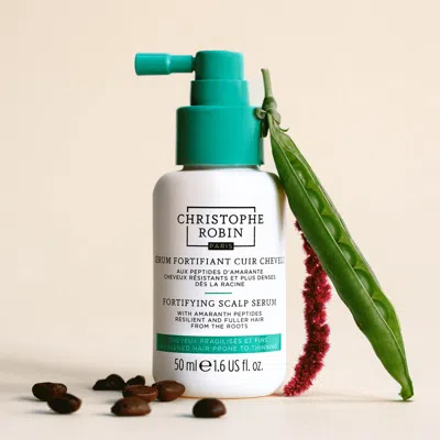 Christophe Robin Fortifying Scalp Serum With Amaranth Peptides In Transparent