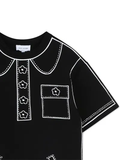 Marc Jacobs Embroidered Dress In Black