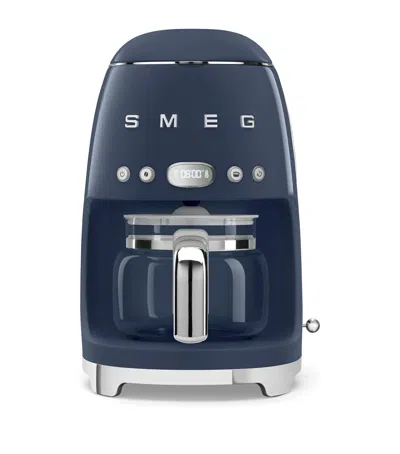 Smeg 50s Retro Drip Filter Coffee Maker In Blue