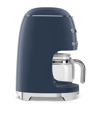 Smeg 50s Retro Drip Filter Coffee Maker In Blue